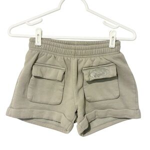 Scubieee Grey VALENTINE'S DAY WOMEN SHORTS Front Pockets‎ Size Small